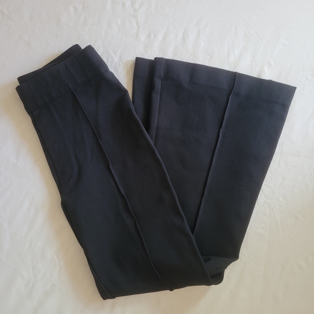Spanx high rise flare ponte flare pants petite
